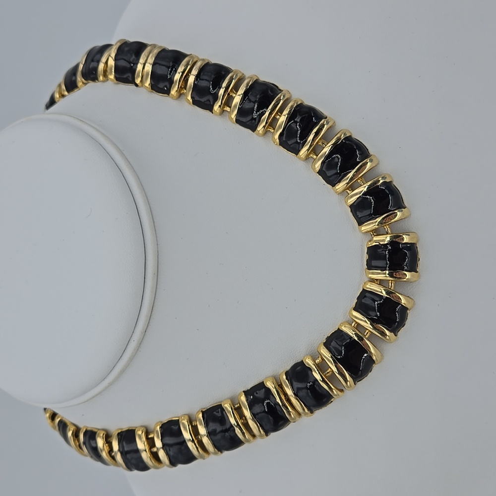 Black & Gold Tone Necklace